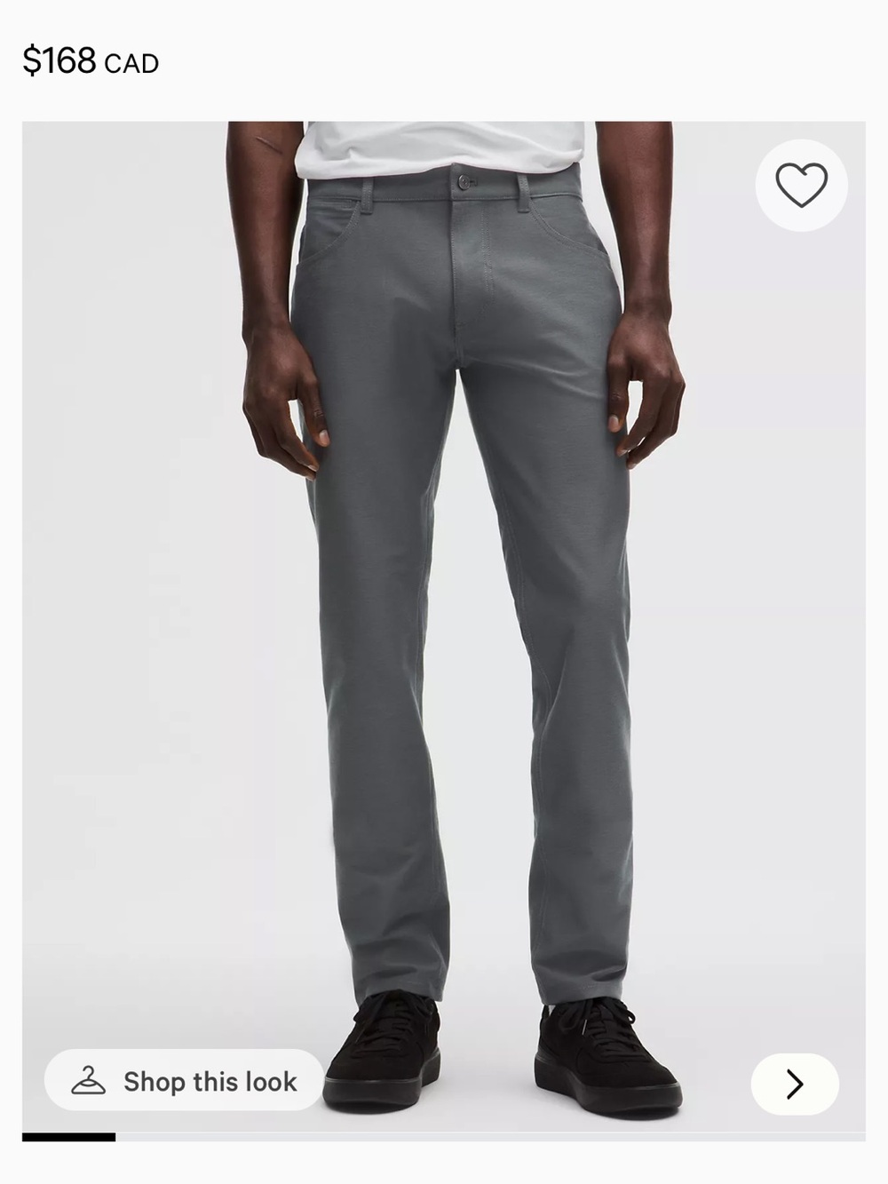 Lululemon ABC Slim-Fit 5-Pocket Pants in warpstream 32x32